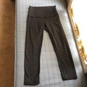Gray lulu capris
